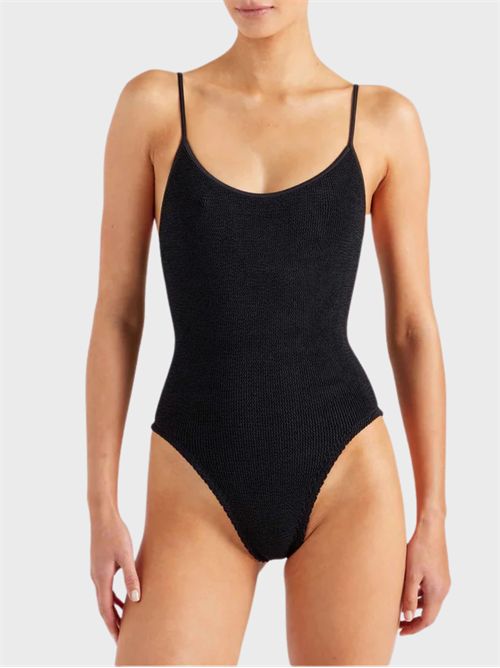 Pamela one-piece swimsuit with scoop neckline and thin straps HUNZA G | PAMELA9